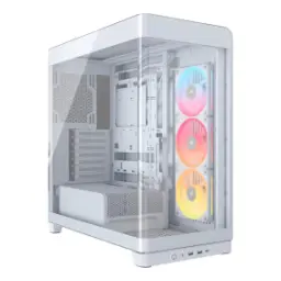 Corsair FRAME 4500X LX-R RGB iCUE LINK Panoramic Glass Mid-Tower PC Case White