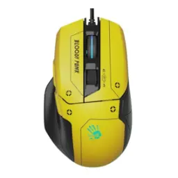 Bloody W70 Max RGB Gaming Mouse Punk Yellow