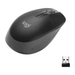 Logitech M190 Full-Size Wireless Mouse Charcoal