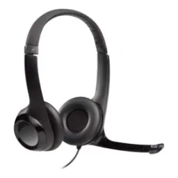 Logitech H390 USB Headset Black