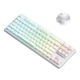 AULA F87 Pro White Contours