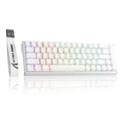 ATTACK SHARK X68MAX HE White Contours