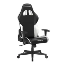 DXRacer Prince P132 Series Black/White Premium PVC-leather L