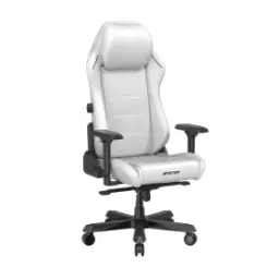 DXRacer Master Series Gaming Chair White Microfiber Leatherette XL