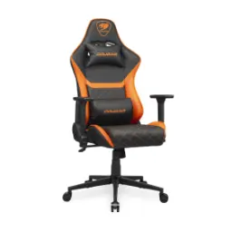 COUGAR Armor One V2 Black/Orange PVC Leather Standard