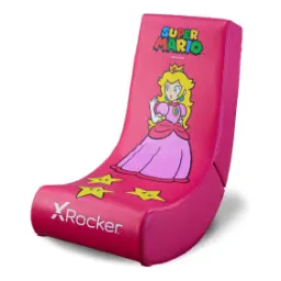 X Rocker Super Mario All-Star Video Rocker Pink Faux Leather, Foam Filled One Size