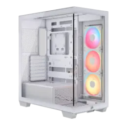 Corsair 3500X LX-R RGB Mid-Tower ATX PC Case White