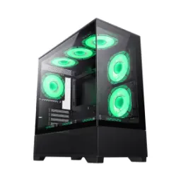 GameMax Vista Micro-ATX Tower Case Black