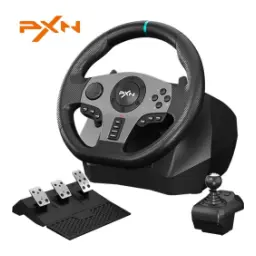pxn-v9-racing-steering-wheel-wired-black