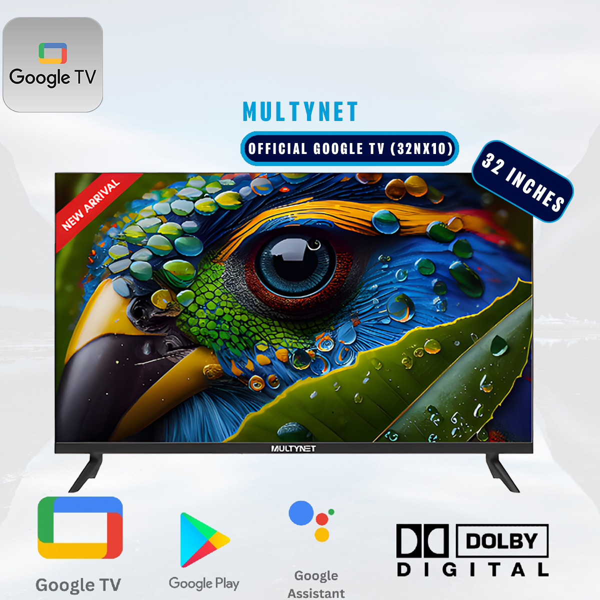 Multynet NX10 LED Google TV 32 inches Price In Pakistan (2026)