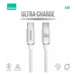 amaze-ultra-charge-a40-usb-c-to-usb-c-1m-white
