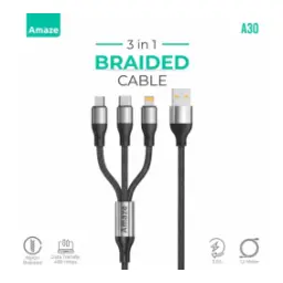 amaze-a30-usb-a-to-micro-usbusb-clightning-12m-black