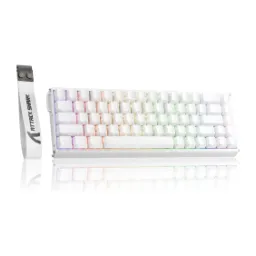 ATTACK SHARK X68MAX HE 60% White Contours Magnetic Switches(Linear)