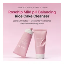 Arencia Rosehip Mild pH Balancing Rice Cake Cleanser 150ml