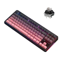 AULA F87 TKL Gradient Pink Graywood V4