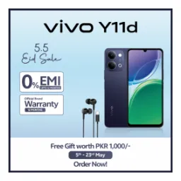 Vivo Y11d 128GB Black 4GB RAM