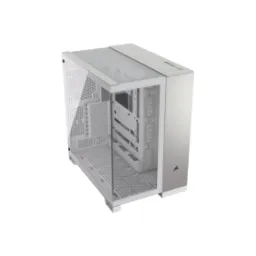 Corsair 6500X Mid Tower Dual Chamber PC Case White/Satin Gray Aluminum