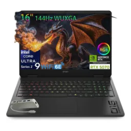 HP OMEN 16 Slim Laptop Intel Core Ultra 9 285H NVIDIA GeForce RTX 5070 32GB RAM 1TB