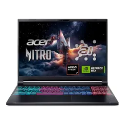 Acer Nitro V 16S AI Laptop AMD Ryzen 7 260 NVIDIA GeForce RTX 5060 32GB RAM 1TB