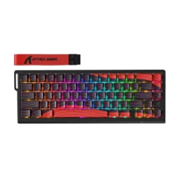 Attack Shark X68 65% Red Contours Amber Magnetic