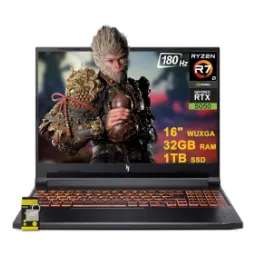 Acer Nitro V 16 AI Laptop AMD Ryzen 7 260 NVIDIA GeForce RTX 5050 32GB RAM 1TB