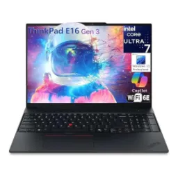 Lenovo ThinkPad E16 Laptop Intel Core Ultra 7 225U Intel Integrated 16GB RAM 512GB