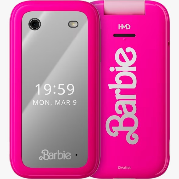 HMD Barbie Flip Phone