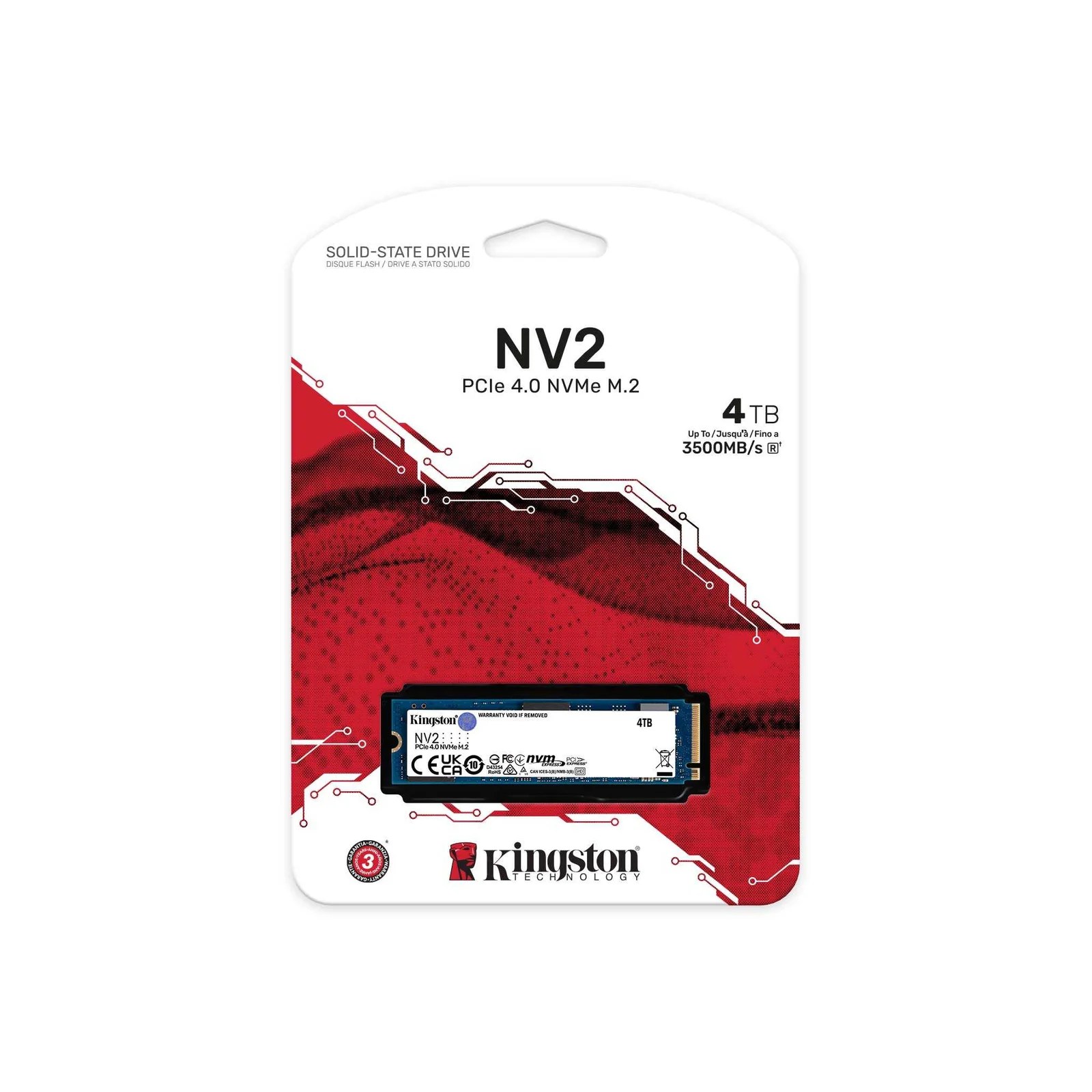 Kingston NV2 PCIe 4.0 NVMe SSD 250GB