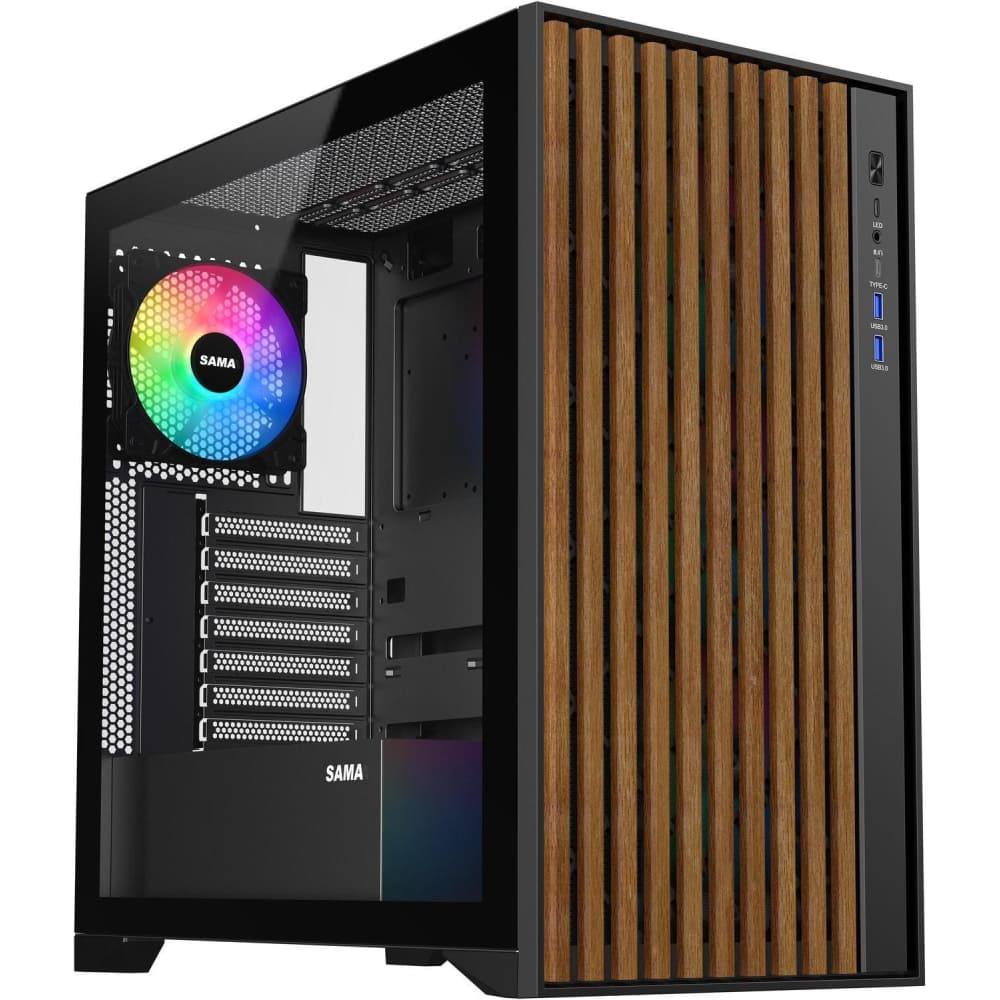 sama-v-nature-atx-mid-tower-gaming-chassis