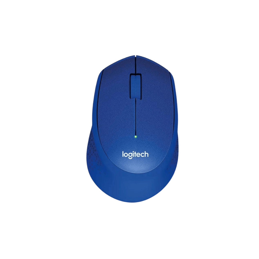 Logitech M331 Silent Plus Wireless Mouse Blue Wireless