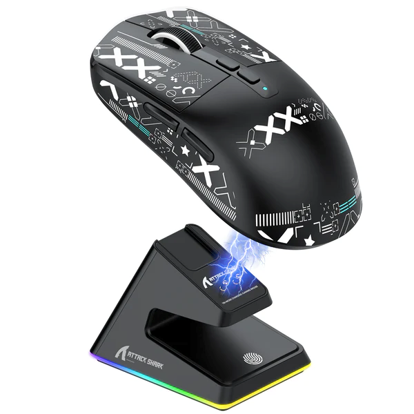 Attack Shark X6 Gaming Mouse Black Wireless