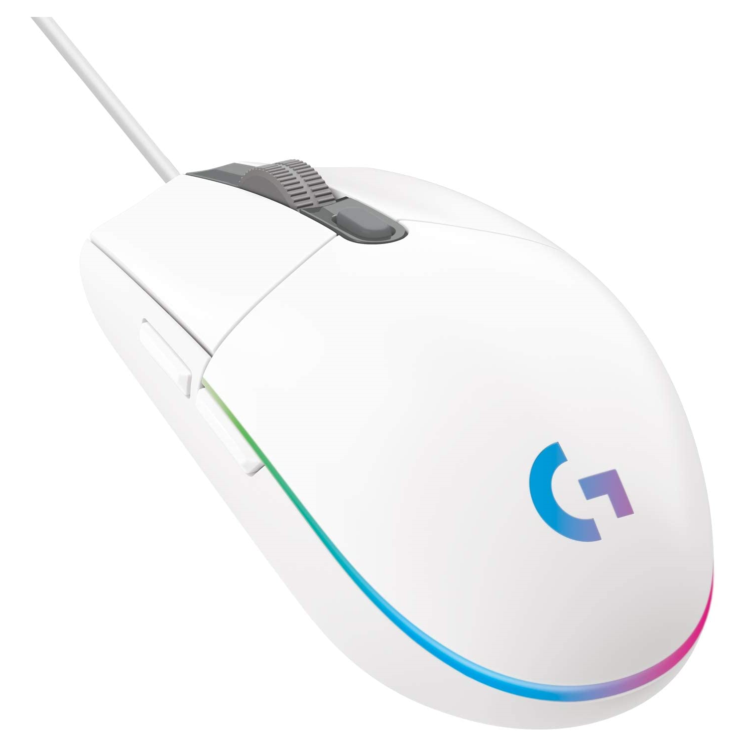 Logitech G102 LightSync White Wired
