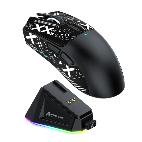 ATTACK SHARK X11 wireless gaming mouse Black Tri-Mode