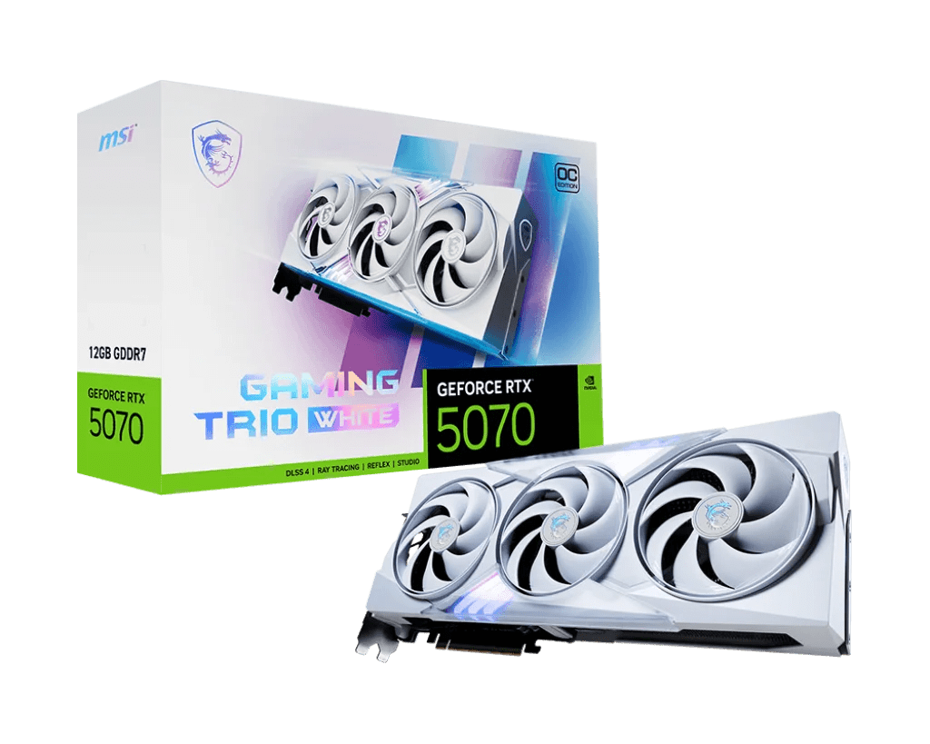 MSI GeForce RTX 5070 Gaming Trio OC White