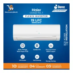 Haier LF Series DC Inverter AC White 1.5 Ton